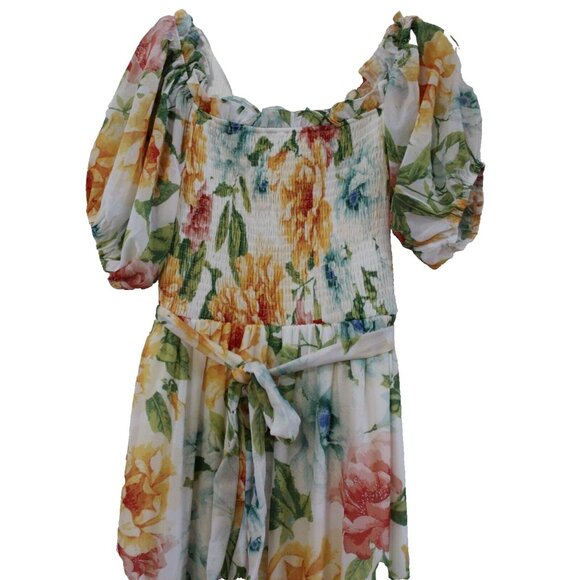 Baltic Born Britney Tiered Floral Maxi Dress Size Small - Picture 2 of 6